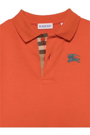 orange cotton polo-shirt BURBERRY KIDS | 8100666C1835